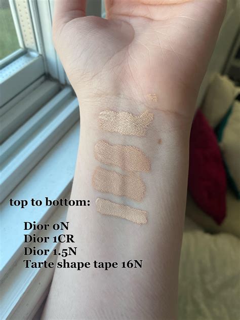 dior forever skin correct 0n|dior forever skin concealer swatches.